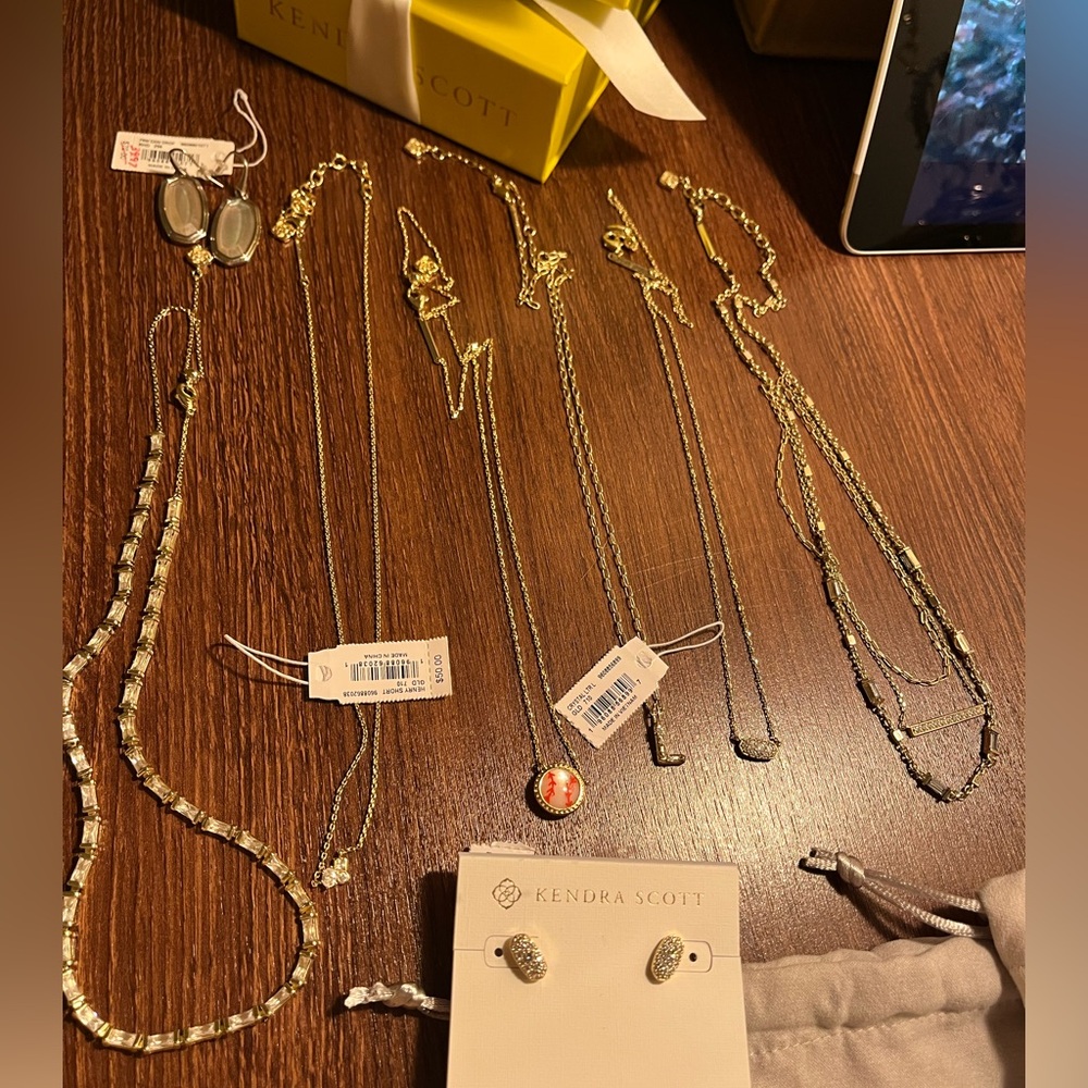 Gold Kendra Scott Lot